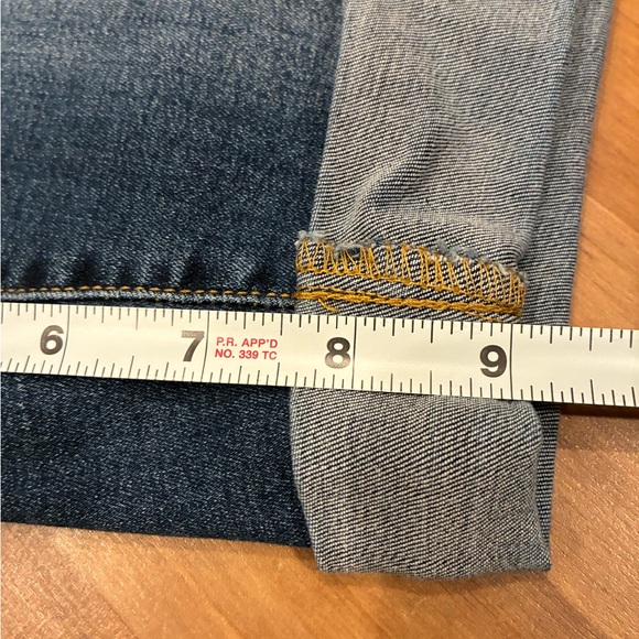 Dark Wash Blue Stretch Pull-On Denim Shorts - Picture 6 of 6